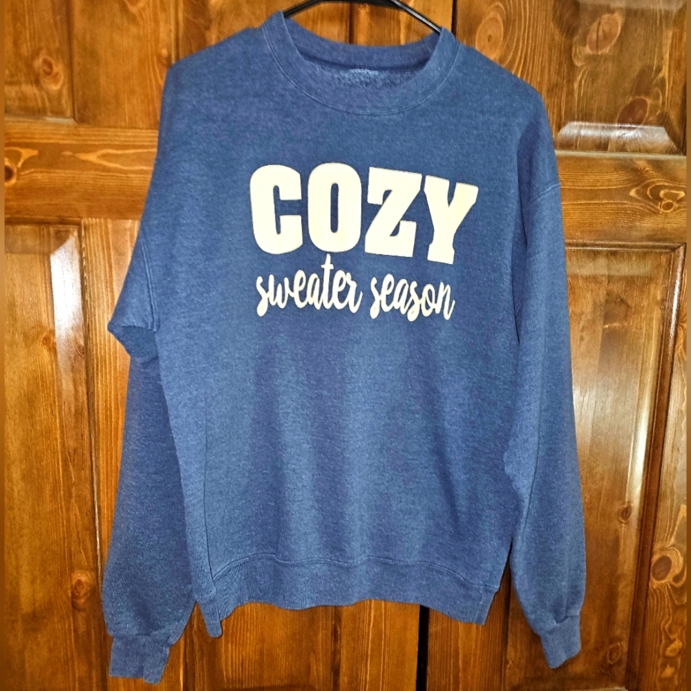 Cozy Blue Sweatshirt